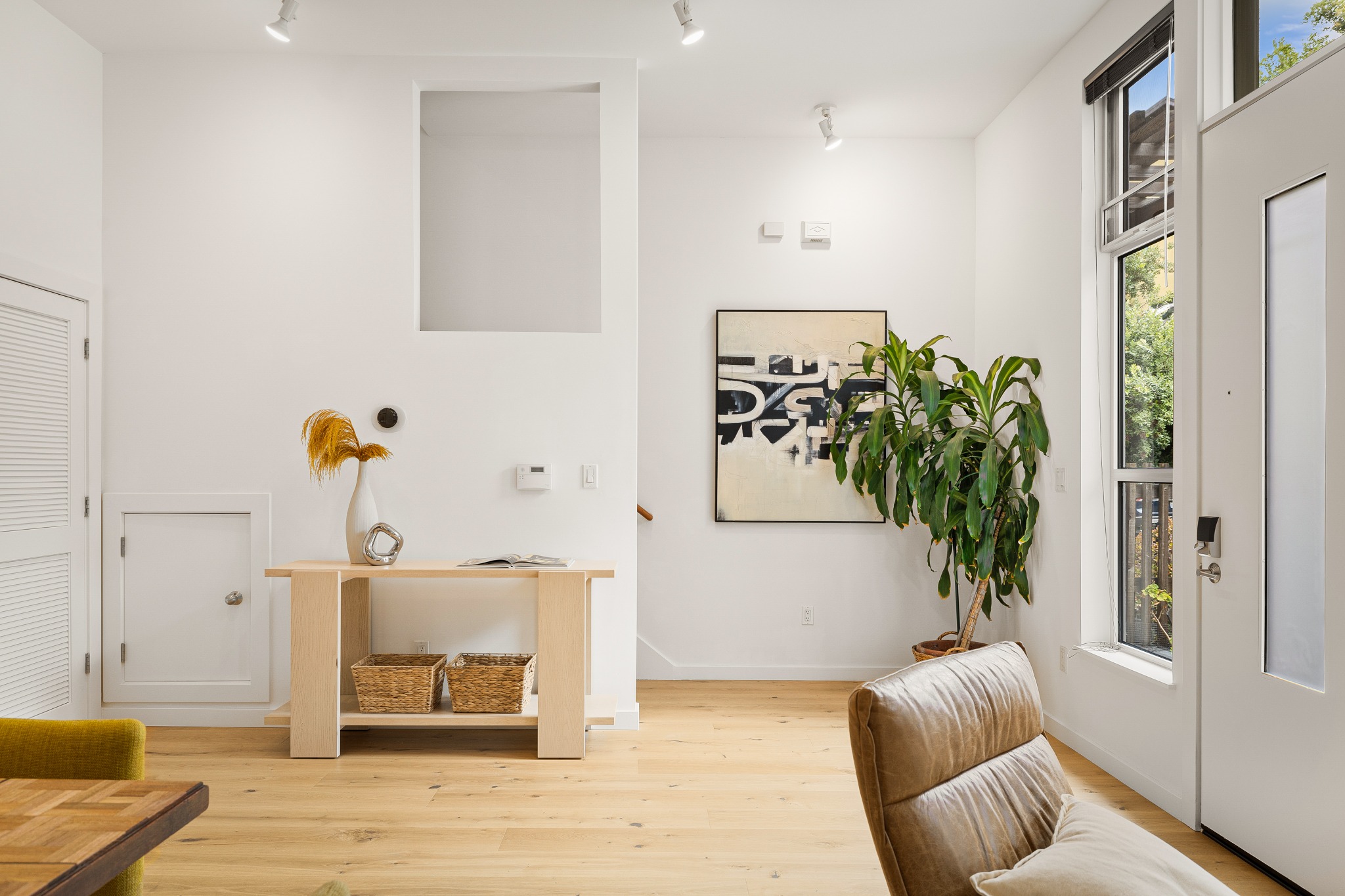 Entry vignette and front door