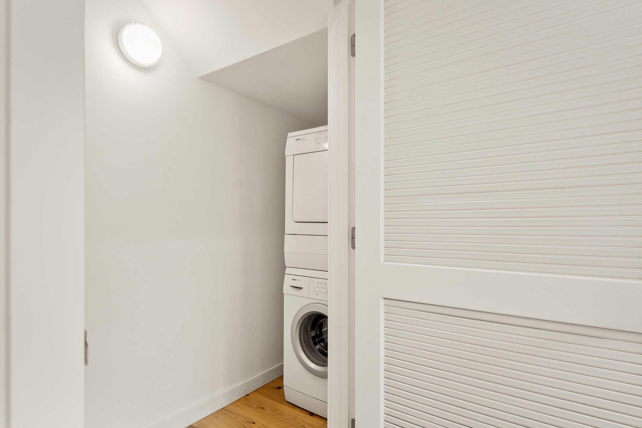 In unit laundry closet