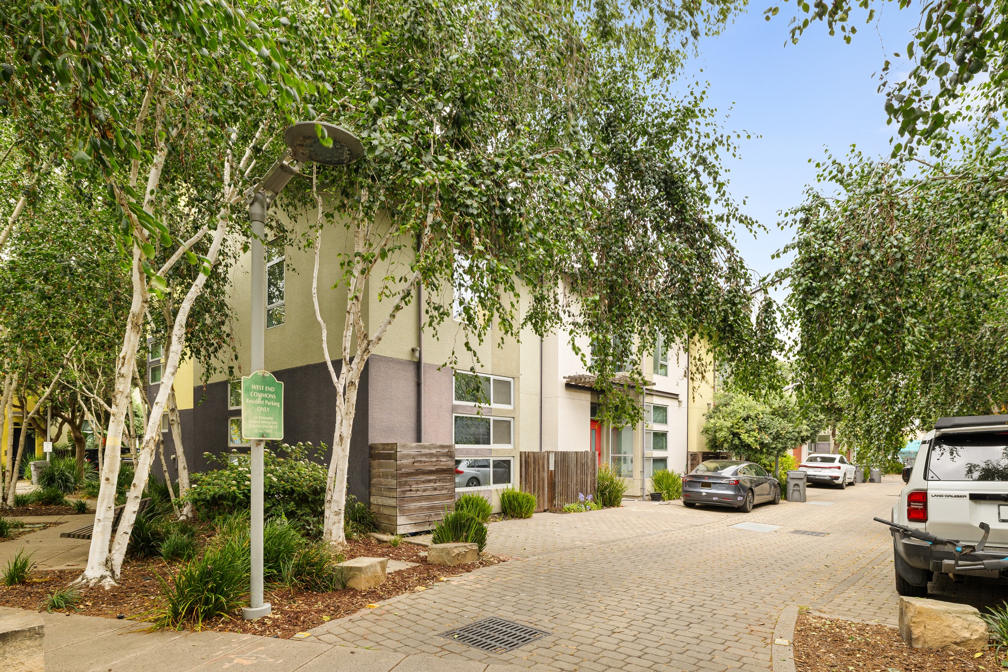 Resident parking near the home