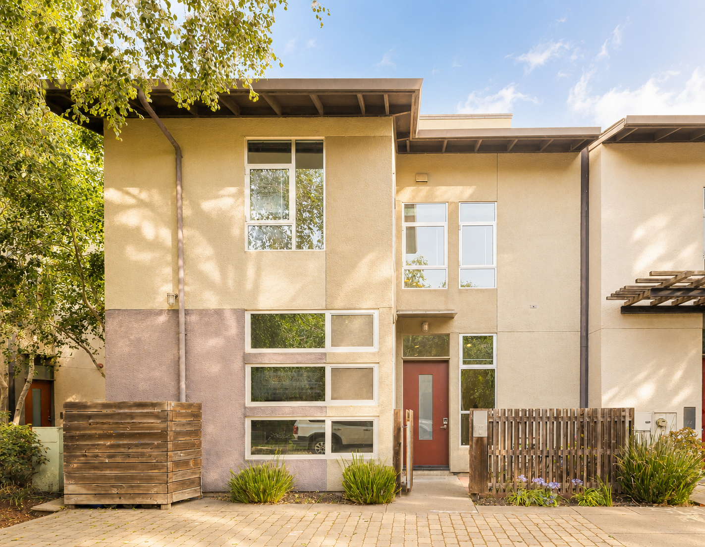 Exterior of the home
