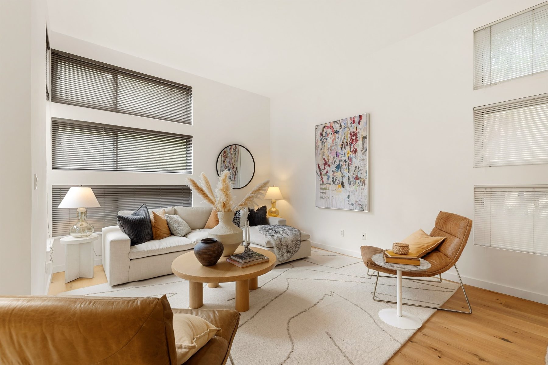 Living room seating area